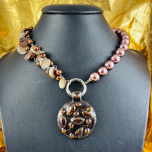 Charger l'image dans la galerie, Collier Symbiose moka