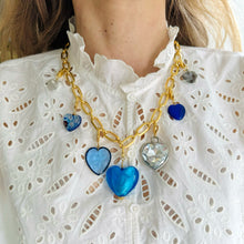 Charger l'image dans la galerie, Collier chaîne dorée à maille plate ovale