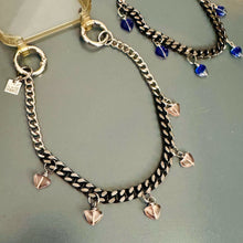 Charger l'image dans la galerie, Bijou chaîne de téléphone Gunmétal 💗🪩💙