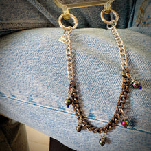 Charger l'image dans la galerie, Bijou chaîne de téléphone Gunmétal 💗🪩💙