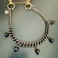 Charger l'image dans la galerie, Bijou chaîne de téléphone Gunmétal 💗🪩💙