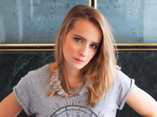 Charger l'image dans la galerie, Collier-col White Crystal