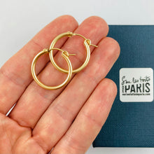 Charger l'image dans la galerie, Créoles 22 mm en gold filled