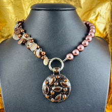 Charger l&#39;image dans la galerie, Collier Symbiose moka
