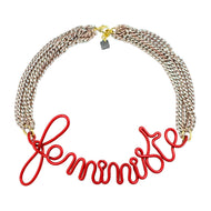Collier Féministe